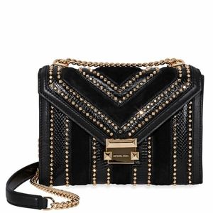 Michael Kors Whitney Black Shoulder Bag